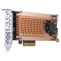 QNAP QM2-2P-344 Dual M.2 2280/22110 PCIe SSD Expansion Card