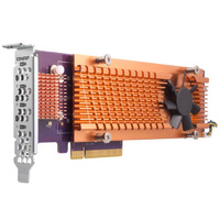 QNAP QM2-4P-284 Quad M.2 2280 PCIe NVMe SSD Expansion Card