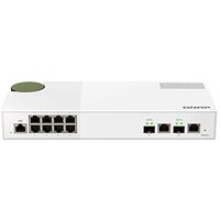 QNAP QSW-M2108-2C, 8 port 2.5Gbps, 2 port 10Gbps SFP+/ NBASE-T Combo, web managed switch,  2 Years WTY