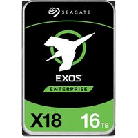 Seagate 16TB Exos ST16000NM000J X18 ENTERPRISE 512E/4KN INTERNAL 3.5" SATA DRIVE, 6GB/S, 7200RPM 