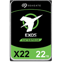 Seagate Exos 22TB X22 3.5" Enterprise HDD - ST22000NM001E FastFormat (512e/4Kn)