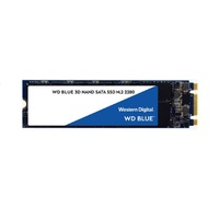 Western Digital WD Blue 500GB M.2 SATA SSD 560R/530W MB/s 95K/84K IOPS 200TBW 1.75M hrs MTTF 3D NAND 7mm 