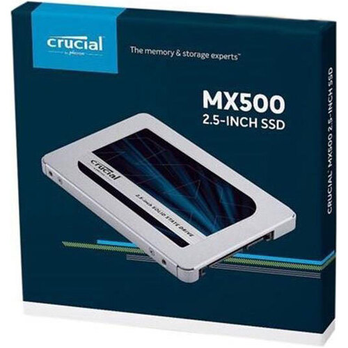 Crucial MX500 250GB 2.5' SATA SSD - 3D TLC 560/510 MB/s 90/95K IOPS Acronis True Image Cloning Softwae 5yr wty 7mm w/9.5mm Adapter