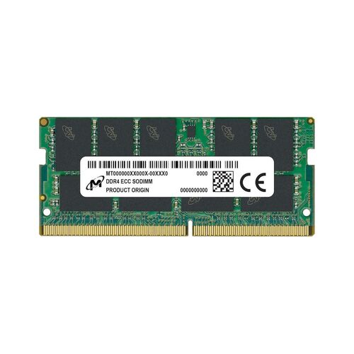 Micron MTA9ASF1G72HZ-3G2R1R 8GB DDR4-3200 ECC SODIMM 1Rx8 CL22