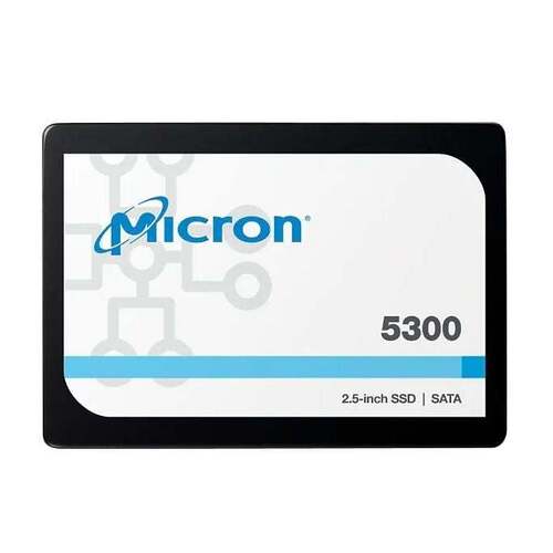 Micron 5300 MAX 480GB 2.5' SATA Enterpise SSD 540R/460W MB/s 95K/60K IOPS 4380TBW 5DWPD 3M hrs MTTF - MTFDDAK480TDT-1AW16ABYYR