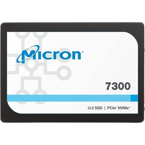 Micron 7300 MAX 6400GB NVMe U.2 (7mm) ENTERPRISE SSD, R/W 3000-1900MB/s, 520K-160K IOPS,TBW 49PB - MTFDHBE6T4TDG-1AW1ZABYY