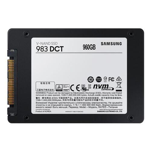 Samsung SSD 983 DCT 960GB V-NAND 3bit MLC, 2.5&quot;,7mm,U.2,NVME, R/W (Max) 3,000MB/s/1,4000MB/s- 3 Years Warranty