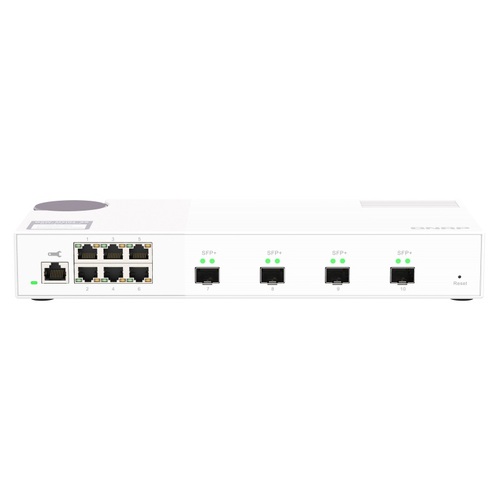 QNAP QSW-M2106-4S 10-PORT WEB MANAGED SWITCH, 10GbE SFP+(4), 2.5GbE(6)
