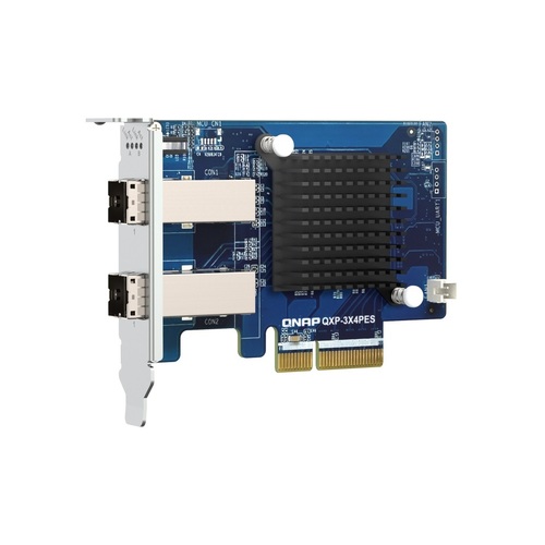 QNAP QXP-3X8PES 2-port (1 x 2 SFF-8644) PCIe Gen3 x8 Low-profile expansion card
