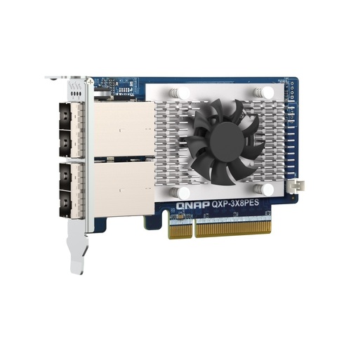 QNAP QXP-3X8PES 4-port (2 x 2 SFF-8644) PCIe Gen3 x8 Low-profile expansion card