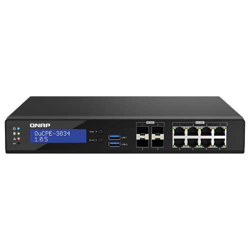 QNAP QuCPE-3034-C3758R-16G,  Intel Atom C3758R VPN Routers