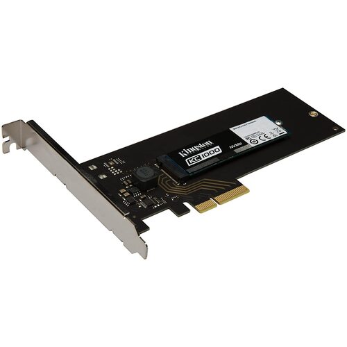 Kingston SKC1000H/240G KC1000, NVMe PCIe SSD-240G Gen3 x 4 (with HHHL AIC card), Black