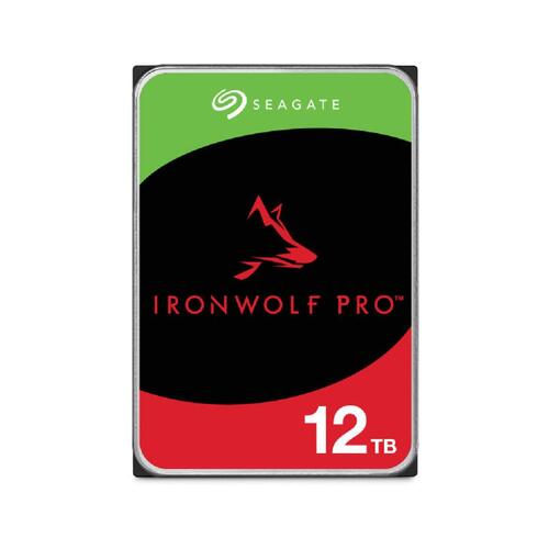 SEAGATE IronWolf Pro, NAS, 3.5" HDD, 12TB, SATA 6Gb/s, 7200RPM, 256MB Cache - ST12000NT001