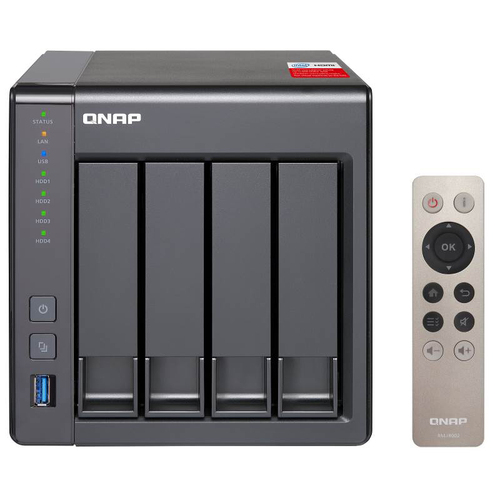 QNAP TS-451+ 2G 4 Bay Diskless NAS Quad-core 2.0GHz CPU 2GB RAM TS-451Plus