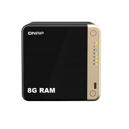 QNAP TS-464 4-Bay Diskless NAS Celeron N5105/N5095 Quad-Core 8GB