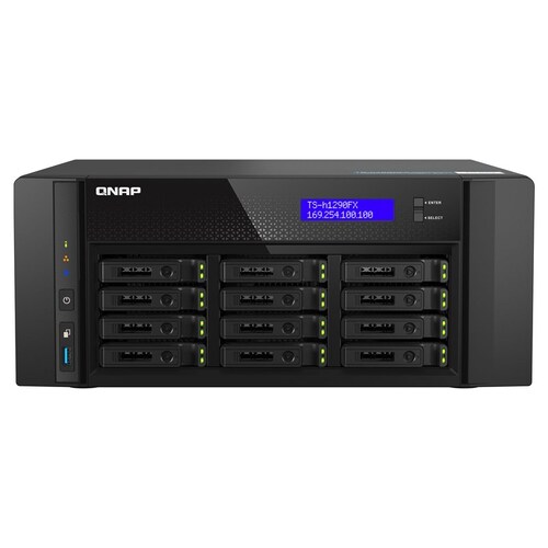 QNAP TS-h1290FX-7302P-256G 12-Bay Diskless NAS EPYC 7302P 256GB