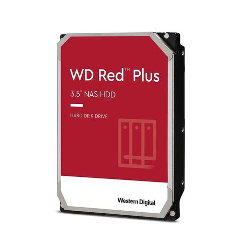 Western Digital WD Red Plus 14TB 3.5' NAS HDD SATA3 7200RPM 512MB Cache 24x7 NASware 3.0 CMR Tech ~WD140EFFX